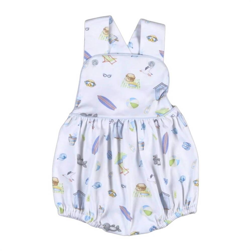 NEW BABY LOREN boy's sandy toes sun bubble in blue